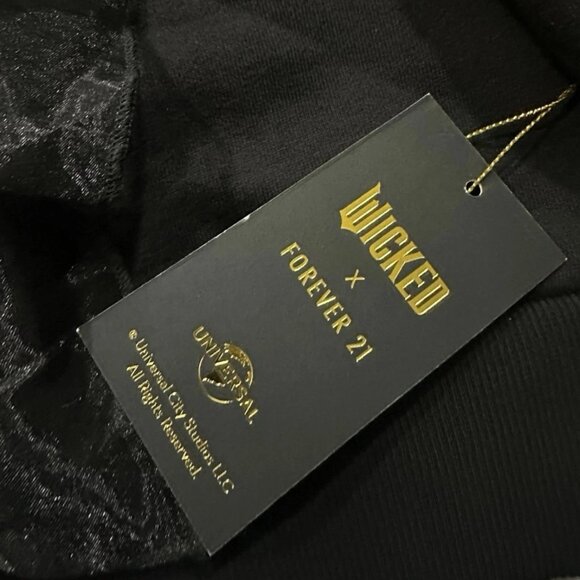 Forever 21 x Wicked Wicked Witch Ruffle Hoodie Size Small NWT - Picture 6 of 10